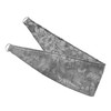 HOMESCAPES Grey Super Luxury Velvet Jacquard Curtains Tie Backs Pair,