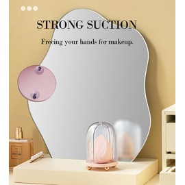 Magnifying Makeup Mirror Suction Cup 30X 20X, 3.5 inches Magnified Small Pocket Mirror and Slant Tweezers,Small Portable Travel Makeup Mirror with Magnification