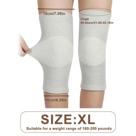 Knee Support for Men and Women, Pack of 2 Adjustable Patella Knee Brace, Orthopaedic Bandage Knee Support, Knee Bandages Women