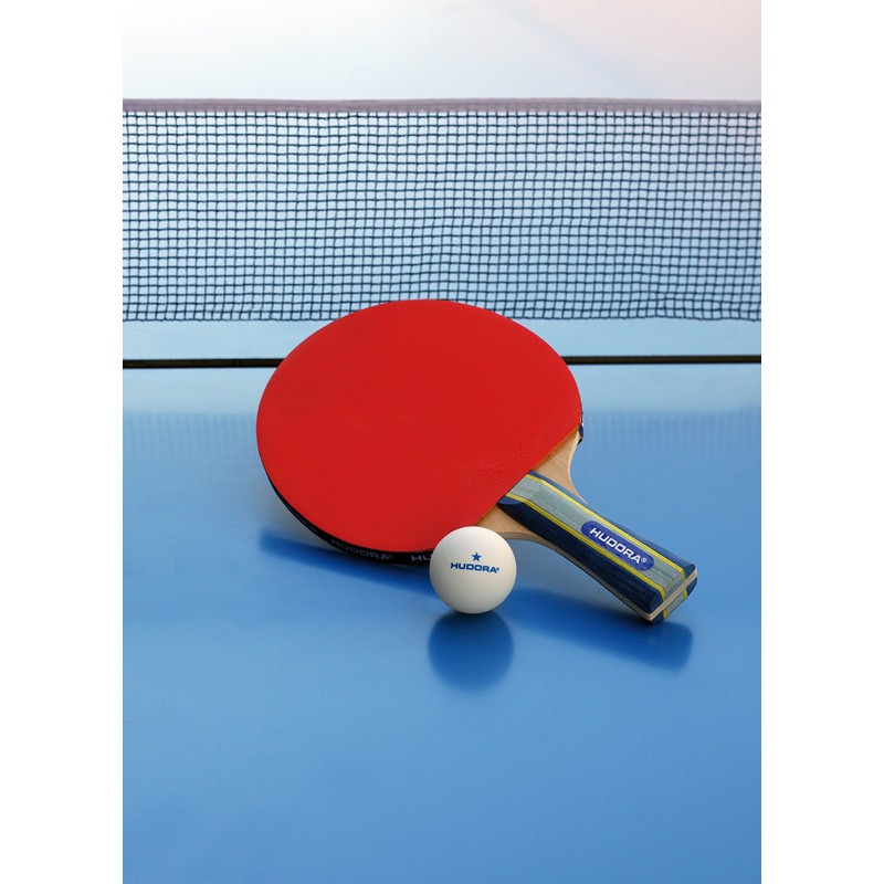 Hudora New Contest 2.0 Table Tennis Set, White, 40 mm,