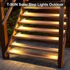 T-SUN Solar Step Light Outdoor, 6 Pack Solar Stair Light,
