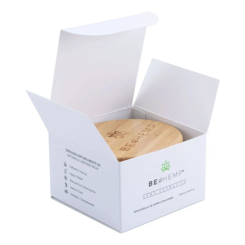 Mascarilla Facial De Avena Tratamiento Piel Madura Beohemp