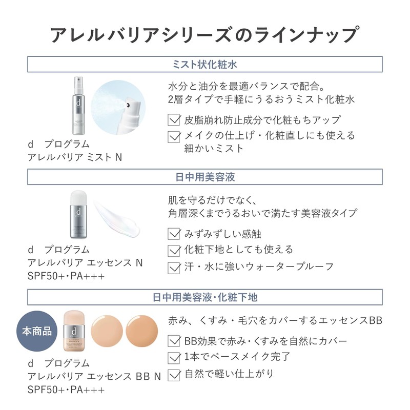 d Program Allergy Barrier Essence BB N Light Makeup Base