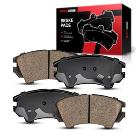 Torchbeam Front Disc Ceramic Brake Pads Kit Fits2010-2015 Camaro 3.6L, 2016 Buick LaCrosse 3.6L, 2011 2013-2017 Caprice, 2011 Saab 9-5,4pcs Automotive Replacement Brake Pads,D1404