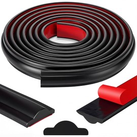 118 Inch x 1.06 in Peel and Stick Wall Molding Trim Black Chair Rail Panel Flexible Self Adhesive 3D Crown Moulding Trim for DIY Home Wall Decor Mirror Protection Door Cabinet Frame (Classic)