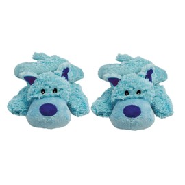 KONG Cozie Plush Toy - Baily The Blue Dog Medium - Baily The Blue Dog - Pack of 2