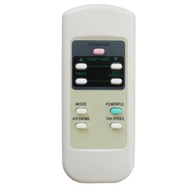 Replacement Remote Control Compatible for Panasonic Air Conditioner A75C2062 A75C2063 A75C2064 A75C2065 for CW-C60YU CW-C80YU CW-XC60YU CW-XC80YU CW-XC82YU CW-XC83YU CW-XC100AU CW-XC103VU CW-XC120AU