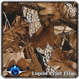 Liquid Print Hydrographics Film - Water Transfer Printing Film - HC-2-13 - Fall Leaves Brown Camo - 10 Feet / 1 Meter