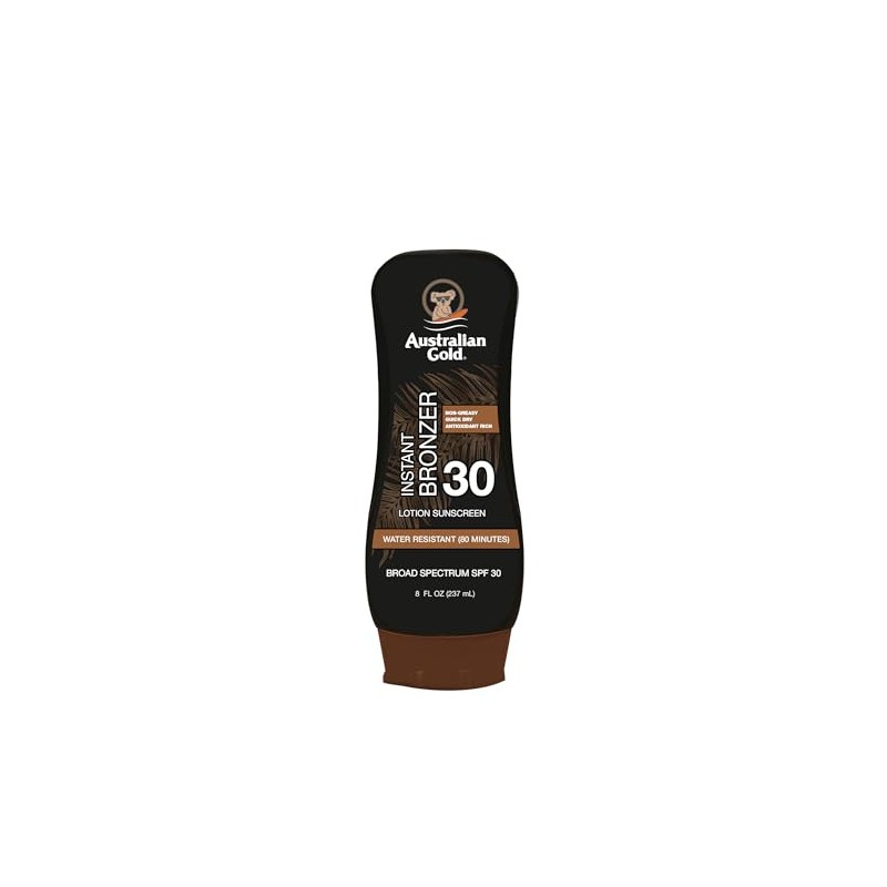 AUSTRALIAN GOLD SPF 30 Lotion Sunscreen with Instant Bronzer 8