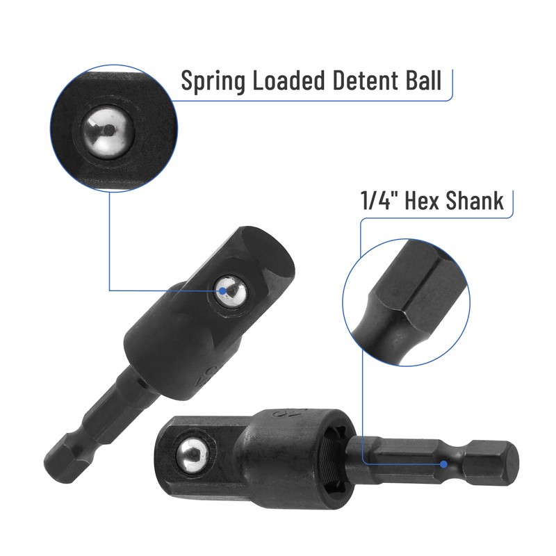 Bates- Flexible Drill Bit Extension Set with Right Angle Drill