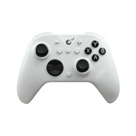 GuliKit ES PRO Fastest Wireless E-sports PC Game Controller with Lowest Wireless Latency 3.25ms, 4000-level Anti-Drift TMR Joysticks, Compatible with Windows/Switch/Android/Switch 2 Wake-up (White)