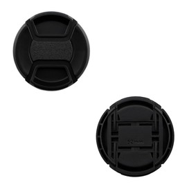 3 Pack 52mm Front Lens Cap Cover Protector + Elastic Anti-Loss Keeper Leash Holder Compatible for Sony Nikon Canon FujifiIm Olympus Panasonic Cameras with 52mm Thread Lens
