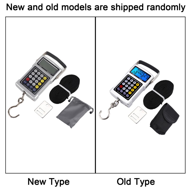 Electronic Fish Hook Scale 50Kg Luggage Weighing 7 in 1