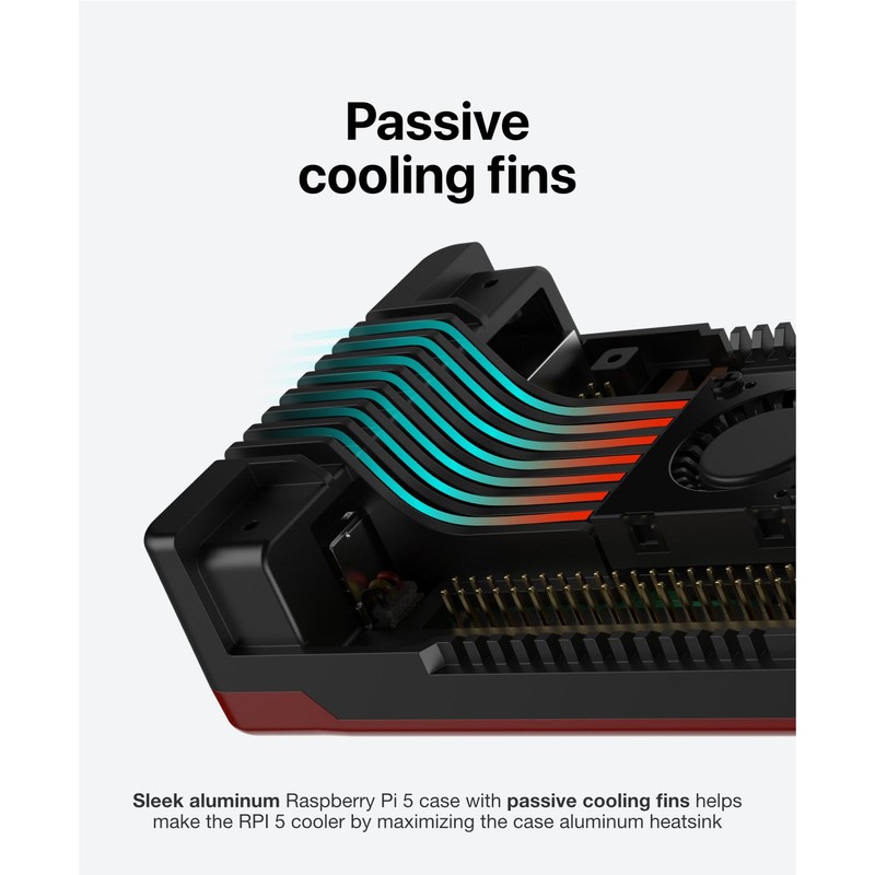 Argon NEO 5 Case for Raspberry Pi 5 (BRED) |