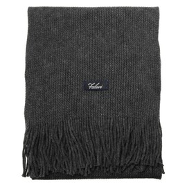 Falari Men Knitted Winter Scarf 2098-DARKGREY