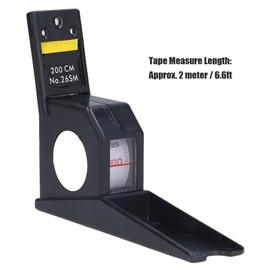 Medidor de Altura Montado en la Pared de 2 Metros, Altímetro de Estatura, Cinta Métrica Retráctil