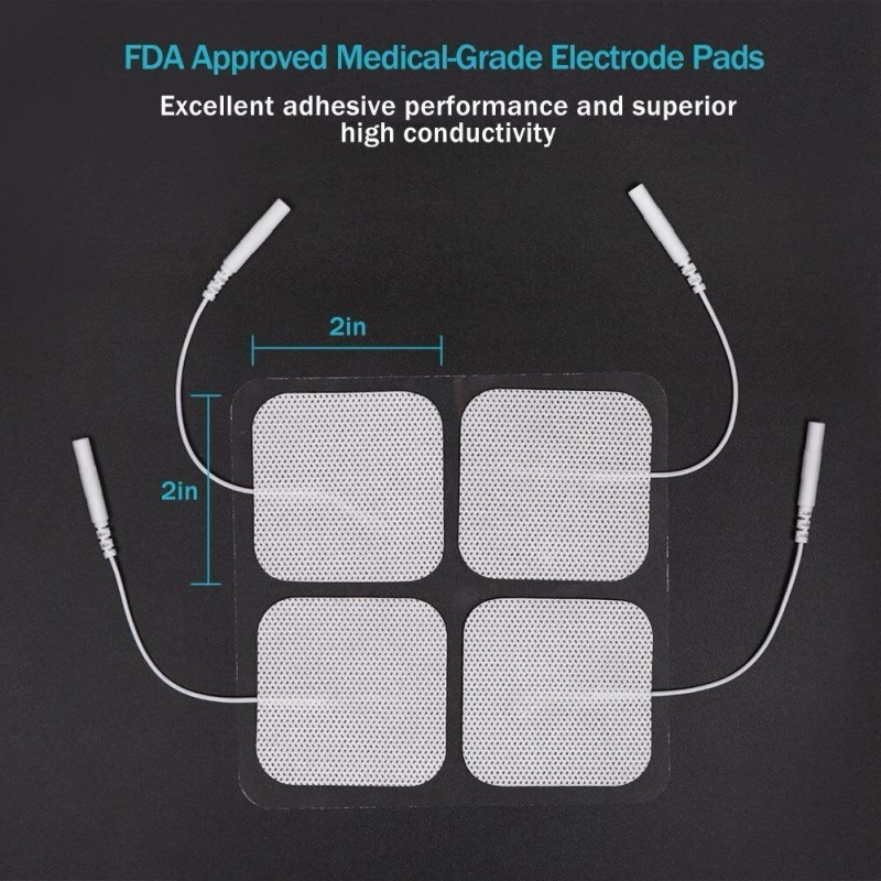 40PCS TENS Unit Electrode Pads Replacement for TENS EMS Massage