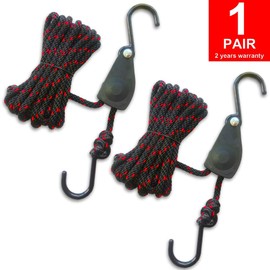 Kayak tie Down Straps Bow and Stern tie Downs Loops Strap Ratchet Rope Canoe Pulley Hanger Anchor Point Tying Kits
