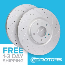GT//Rotors [Delanteros] Discos de Freno y Pastillas de Freno para Lexus IS250 2009 - 2013