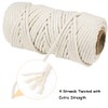 5mm Macrame Cord, 165 Feet Thick Cotton Macrame Rope for