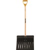 True Temper 1640700 Steel Snow Shovel with D-Grip Hardwood Handle