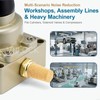 VIILOCK Brass Pneumatic Mufflers, 3/8" NPT Male Thread Hex Sintered