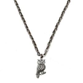 Victorian Vault Steampunk Jewelry Owl Pendant Necklace