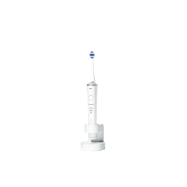 Panasonic EW-DP37-W Sonic Vibration Toothbrush, High Grade Model, W Sonic Vibration, Charging Stand, Overseas Use, White