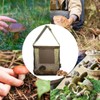 QIBZI Garden Waste Bags, Green Mushroom Picking Bag, Mesh Food
