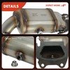 A-Premium Front Left Catalytic Converter with Gasket Kit Direct-Fit Compatible