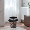 ABOOFAN Small Bathroom Trash Can Garbage Can Leopard Printed Waste