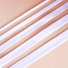 AMORNPHAN Elastic Band for Sewing White 6MM (1/4") Width 12