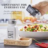 Salt and Pepper Shakers Set with Holder - Dopeca Glass