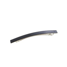 VingTAINE H7349-NY Color Thin Barrette, Simple, Mature Style, Enameled Hair Accessories, Navy