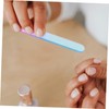 Healeved Reusable Glass Nail Files Kit Coarse Fine Buffers for
