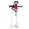 BJTDLLX Drill Mixer Set with 2 Mixing Paddles, 2400W 1200rpm