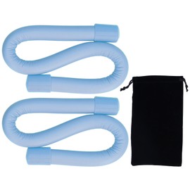 Yoga Weight Ring Elastic Adjustable Durable Household Unisex Wrist Weights for Sports RunningBlue (240gx2)