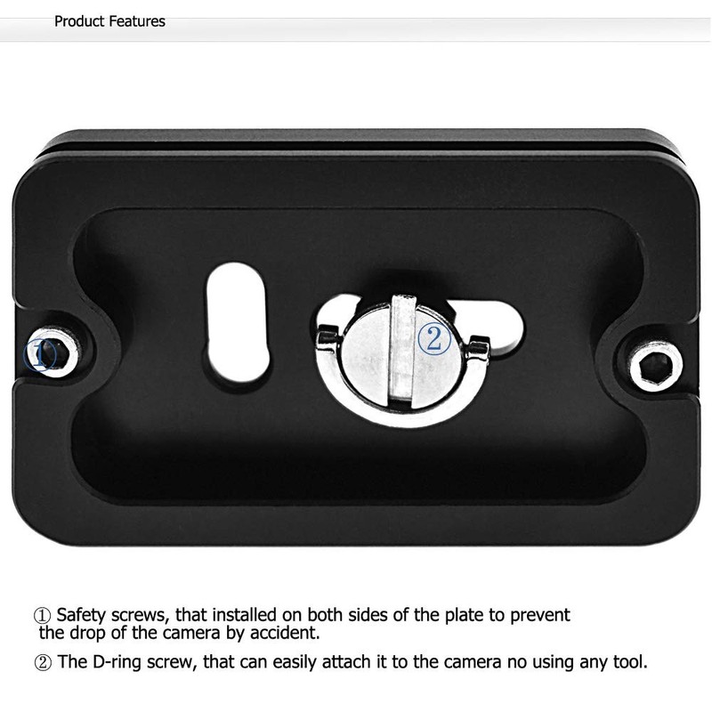 NOTRICKT QRP-003 60mm Quick Release Plate for DSLR Mirrorless and