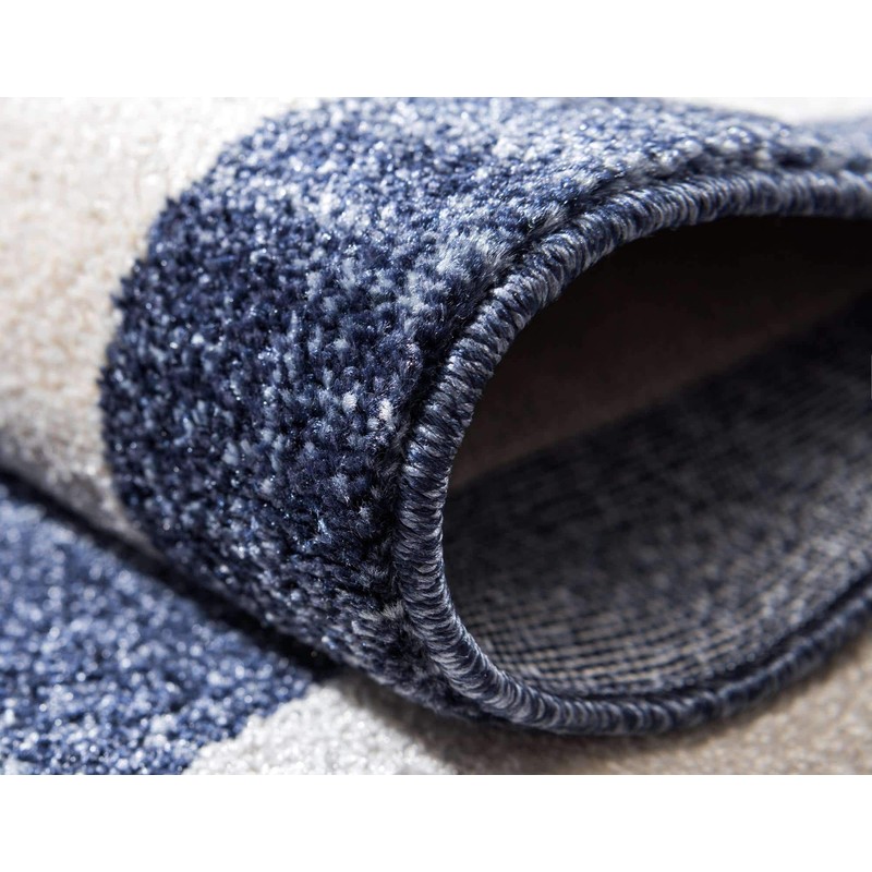 Unique Loom Del Mar Collection Area Rug-Transitional Inspired with Modern