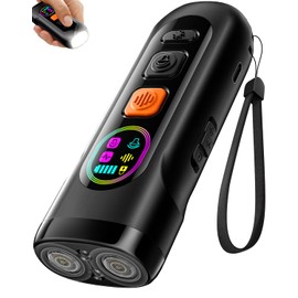 SEDULAN Dog Bark Deterrent Devices Anti Barking Device for Dogs Ultrasonic Bark Stopper Portable Dog Training Tool Indoor Outdoor Up to 50ft Correct Bad Behavior of Own or Neighbor's Dog (Black)