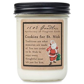 1803 Candles - 14 oz. Jar Soy Candles - (Cookies for St. Nick)