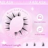 FADLASH Lash Clusters Volume Fluffy Eyelash Clusters 8-16mm DIY Cluster