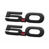 Ford M1447M50AB 2015-2020 Mustang GT 5.0 Fender Emblems Black
