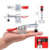 Biugaaufai 15 Packs GH-225D 500lbs Holding Capacity Toggle Clamps, Quick-Release