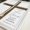 Three Strands Cord Wedding Unity Sign, Cross to Braid or