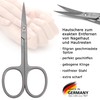 Drei Schwerter Cuticle Scissors, Curved, for Precise Removal of Skin