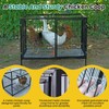 MUDUOBAN Small Chicken Coop with 4-6 Chickens,Outdoor,Predator Proof, Metal
