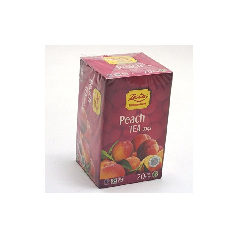Zesta 20TB Peach Tea 0.07 oz (1.8 g) x 20