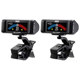 KORG KORG AW-LT100M Clip On Tuner for Barstringed Musical Instruments, Set of 2