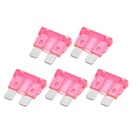 X AUTOHAUX 5pcs Blade Style Fuses 4A Blade Style Fuses for Car Boat Pink